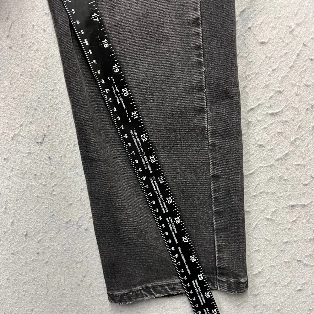 Levis 511 Slim Fit Jeans Mens 31x30 Black Distressed Stretch Denim 04511-5852